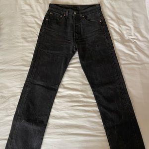 Black Levi’s 501s